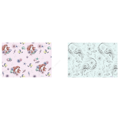Papel para regalo colección disney la sirenita a 2 modelos surtidos 100cm x 70cm -  La Sirenita