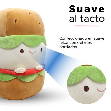 Peluche de hamburguesa food series -  Miniso