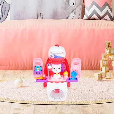 Set de jueguetes space series rocket play centro de belleza de gato 19 pzas -  Miniso
