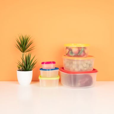 Taper de alimentos de la serie rainbow 6 piezas -  Miniso