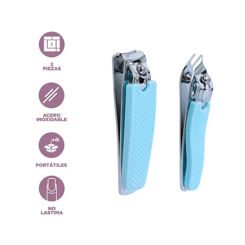 Juego-de-manicure-de-2-piezas-cortau-as-azul-Mini-Family-3-14960
