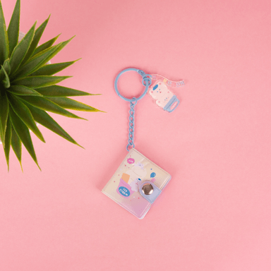 Llavero miniso hoho bear libretita azul -  Hoho Bear
