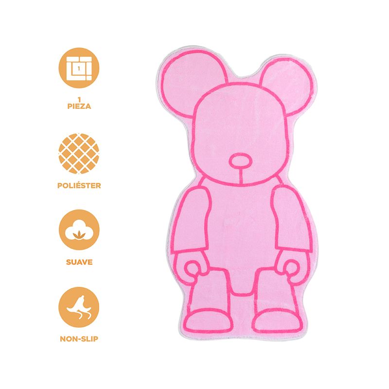 Tapete-decorativo-alfombrilla-larga-qee-rosa-el-ctrico-mickey-Disney-3-15049