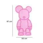 Tapete-decorativo-alfombrilla-larga-qee-rosa-el-ctrico-mickey-Disney-5-15049