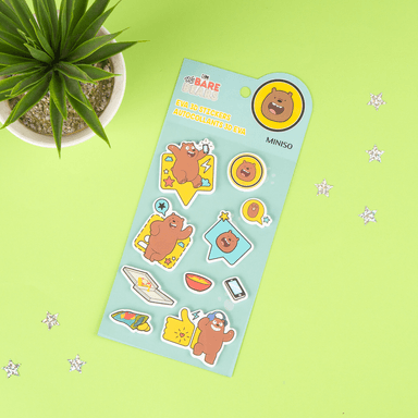 Stickers eva 3d pardo 10cm x 22cm -  We Bare Bears