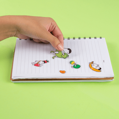 Stickers serie whiko de pvc de colores fruta 10cm x 22cm -  Miniso