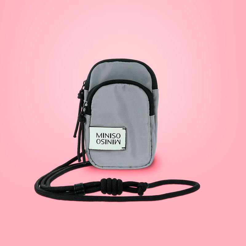 Mini-bolso-porta-celular-miniso-vitality-mix-gris-claro-Miniso-2-15095