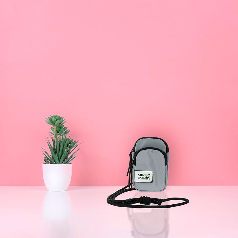 Mini-bolso-porta-celular-miniso-vitality-mix-gris-claro-Miniso-6-15095