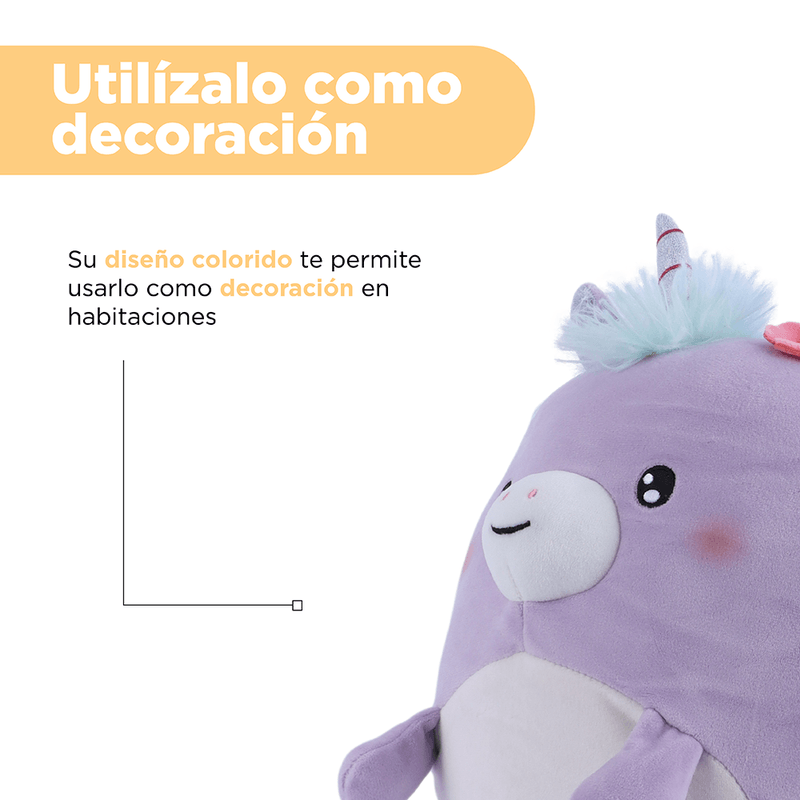 Peluche-serie-chunky-redondo-unicornio-morado-30cm-x-25cm-x-30cm-Miniso-7-15292