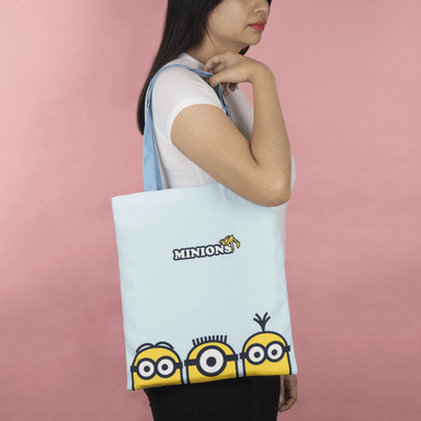 Bolso de compras minions azul claro -  Minions