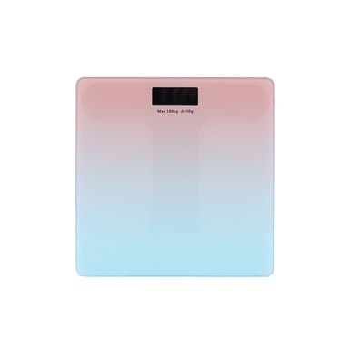 Balanza digital de cristal templado 26cm modelo sctzc 220421 rosa -  Miniso