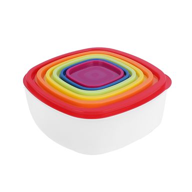 Taper de alimentos de la serie rainbow 6 piezas -  Miniso