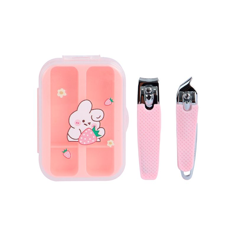 Juego-de-manicure-de-2-piezas-cortau-as-rosa-Mini-Family-1-14959