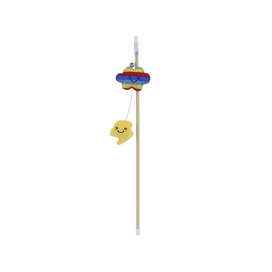 Varita para gatos de la serie rainbow nube relampago 18cm x 8cm -  Miniso