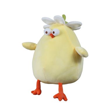 Peluche dundun pollo con sombrero de flor  20cm -  Miniso
