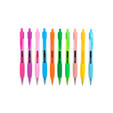 Lapicero de gel retráctil de color 14.3cm -  Miniso