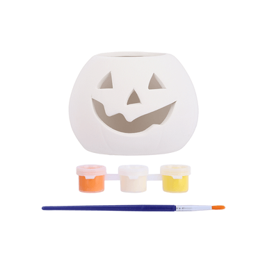 Papelería halloween recipiente de cerámica con calabaza 10cm -  Miniso