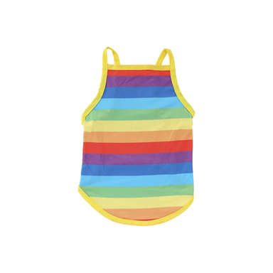 Accesorios para mascotas camiseta para mascotas rainbow series rayas arco iris 29.5cm x 20cm -  Miniso