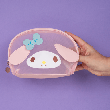 Bolsa de maquillaje de malla circular my melody sanrio -  Sanrio