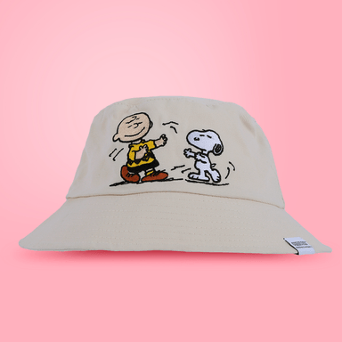 Sombrero de cubo colección snoopy summer travel beige -  Snoopy