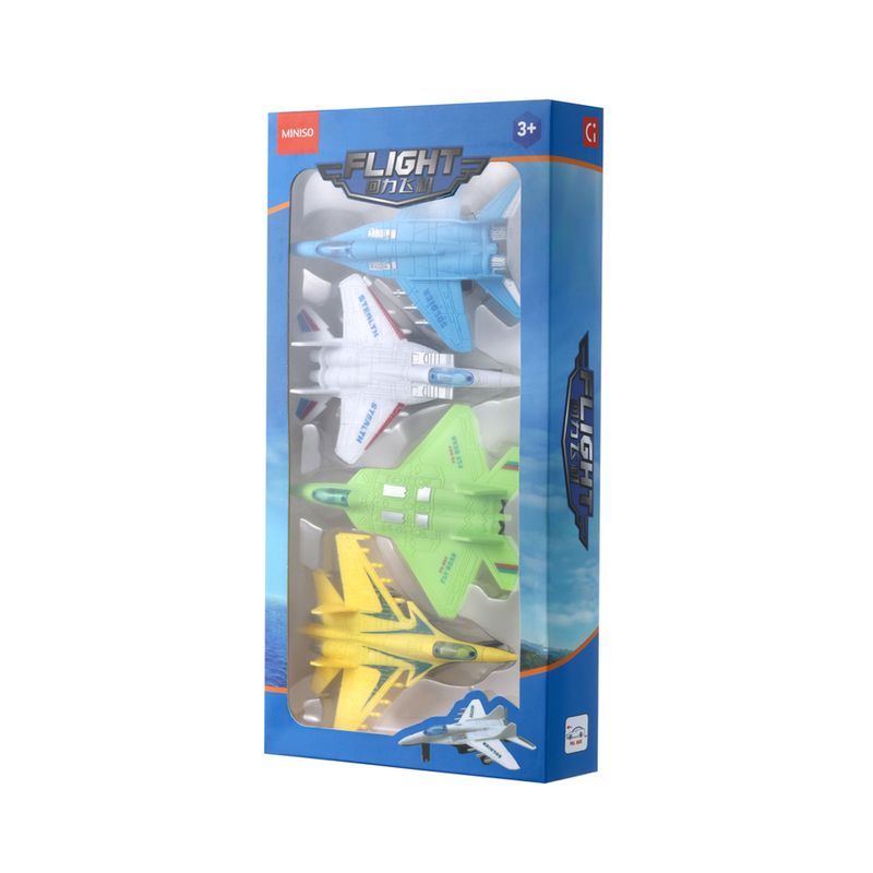 Set-de-4-piezas-de-pl-stico-aviones-de-inercia-9-8cm-x-13-5cm-x-3-5cm-serie-Miniso-2-14453