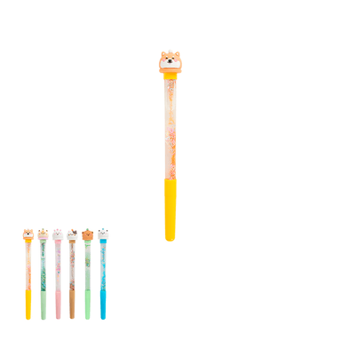 Set de lapiceros sopresa milk tea series quicksand diseños mixtos 6 pzas -  Miniso
