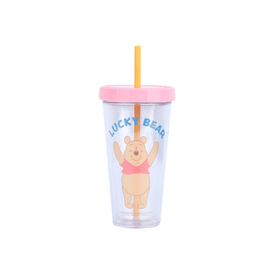 Vaso de plástico con sorbete de la colección winnie the pooh 420 ml - Winnie The Pooh