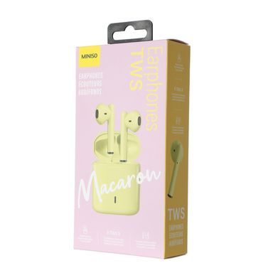 Audífonos tws macaron modelo s88 amarillo miniso -  Miniso