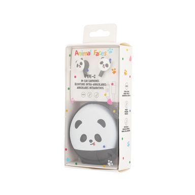 Audífonos intrauditivos tipo c animal faces modelo bth d01 panda miniso -  Animal Faces