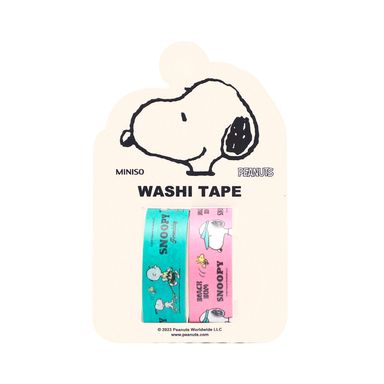 Adhesivo summer travel collection 2 rollos 7cm serie snoopy -  Snoopy