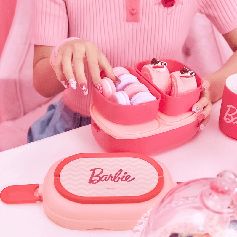 Taper-para-alimentos-colecci-n-barbie-caja-bento-de-doble-capa-1600-ml-rosa-Barbie-2-17307