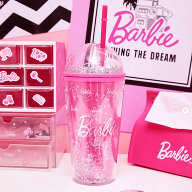 Tomatodo de plástico barbie collection de pared doble con sorbete 600 ml -  Barbie