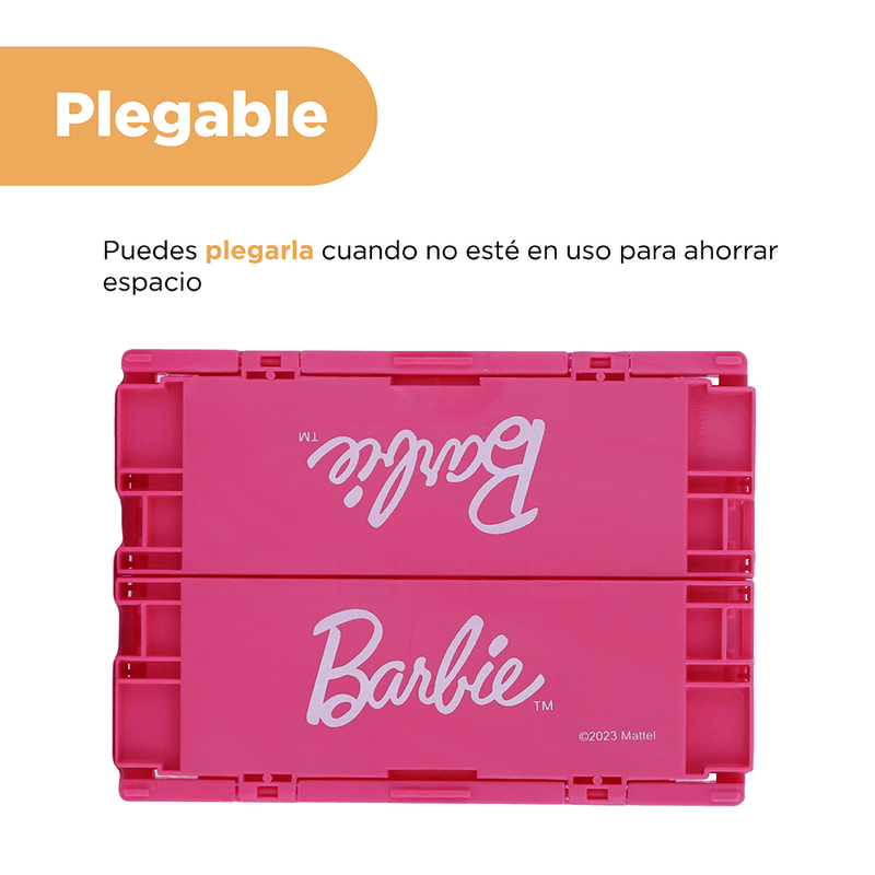 Organizador-de-pl-stico-plegable-barbie-collection-S-rosa-Barbie-5-17337