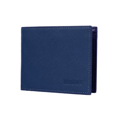 Cartera para hombre miniso textura tejido cruzado azul -  Miniso