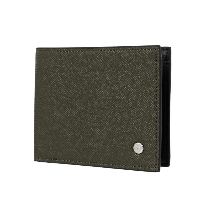 Cartera-para-hombre-texturizada-miniso-con-pin-de-metal-verde-oscuro-Miniso-2-17164