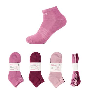 Medias deportivo para mujer miniso rojo degradado 3 pares -  Miniso