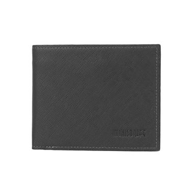 Cartera para hombre miniso textura tejido cruzado gris -  Miniso