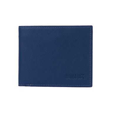 Cartera para hombre miniso textura tejido cruzado azul -  Miniso