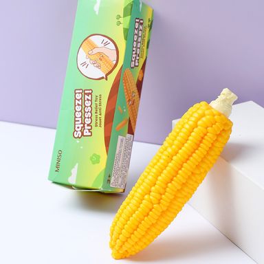 Juguete para exprimir anti estrés vegetables & fruit series maíz -  Miniso