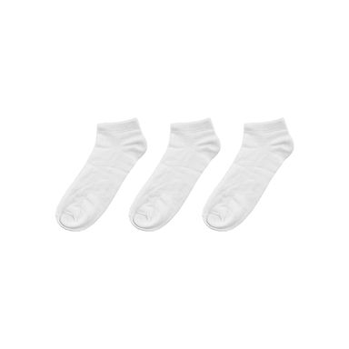 Medias para hombre miniso tejido transpirable 3 pares blanco -  Miniso