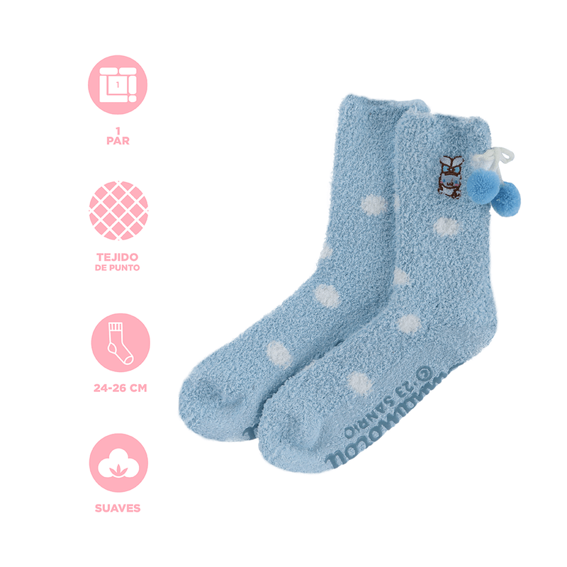 Medias-afelpadas-antiderrpantes-con-pompones-sanrio-cinnamoroll-Sanrio-4-16387