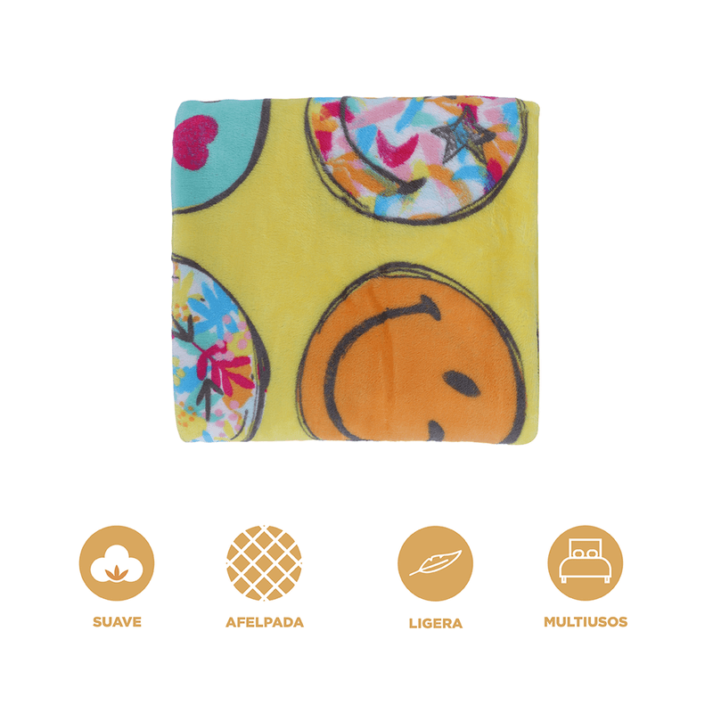 Manta-colecci-n-smiley-world-caritas-felices-amarillo-Smiley-World-3-16439