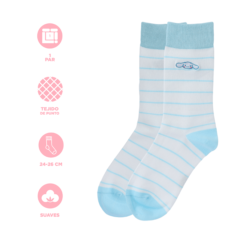 Medias-de-cinnamoroll-sanrio-characters-21-cm-sanrio-Sanrio-3-15707