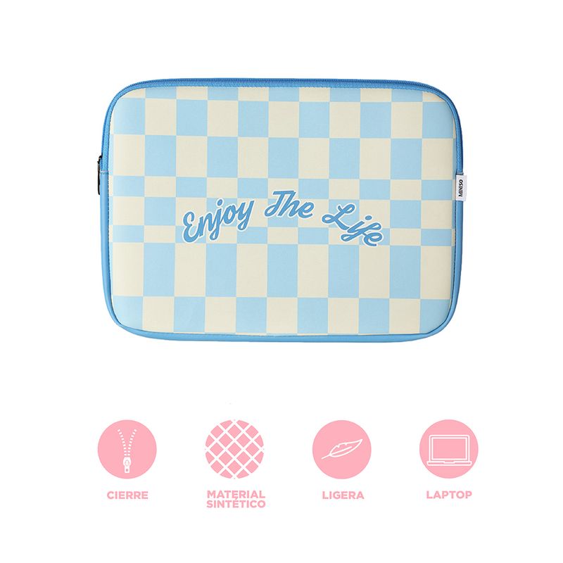 Funda-para-laptop-miniso-cool-vibe-cuadros-azul-Miniso-3-16037