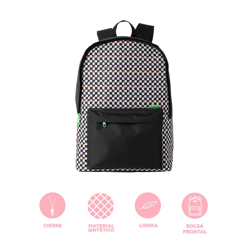 Mochila-clasica-miniso-cuadros-blanco-y-negro-Miniso-3-16051