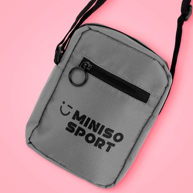 Bolso crossbody deportivo serie 4.0 miniso gris -  Miniso