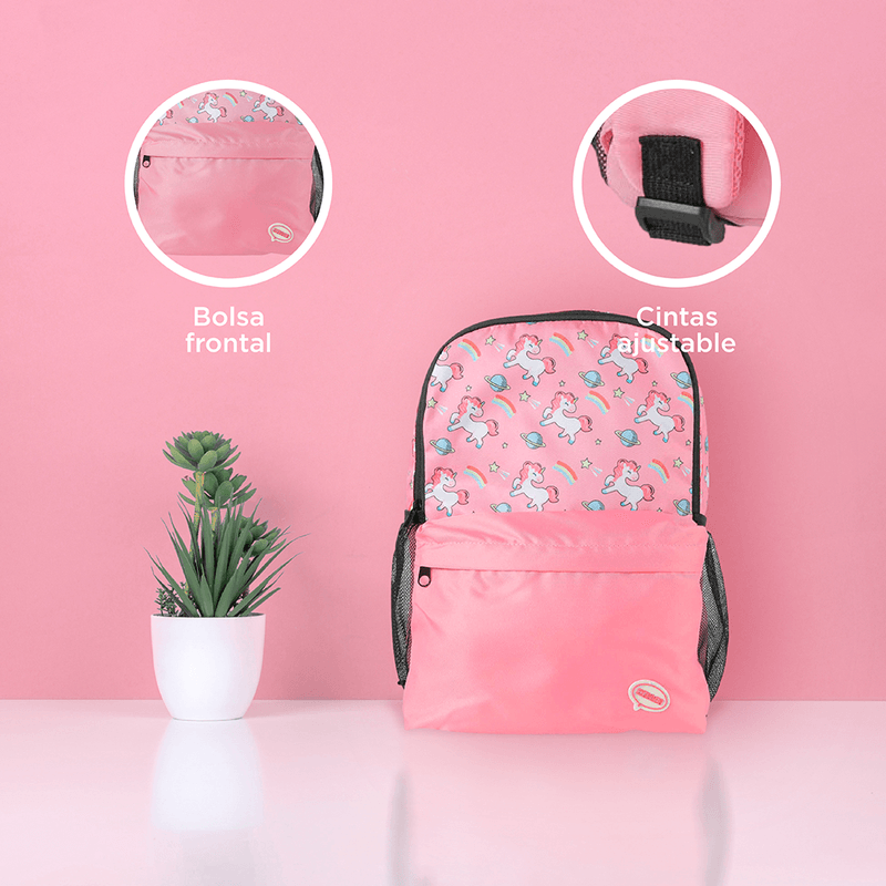 Mochila-infantil-miniso-arco-ris-y-animalitos-rosa-Miniso-6-16201