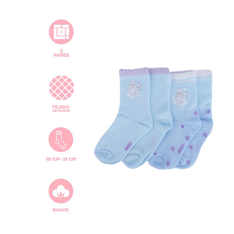 Medias-infantiles-disney-frozen-2-0-azul-2-pares-edad-7-a-9-Frozen-3-17131