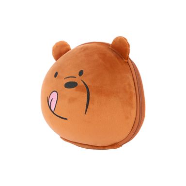 Mochila infantil los osos escandalosos textura suave pardo café -  We Bare Bears