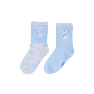 Medias infantiles disney frozen 2.0 blanco 2 pares edad 7 a 9 -  Frozen